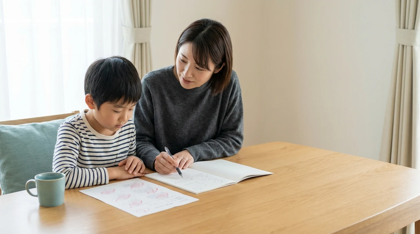 テストの点が下がった直後に親がやること|成長マインドセット実践