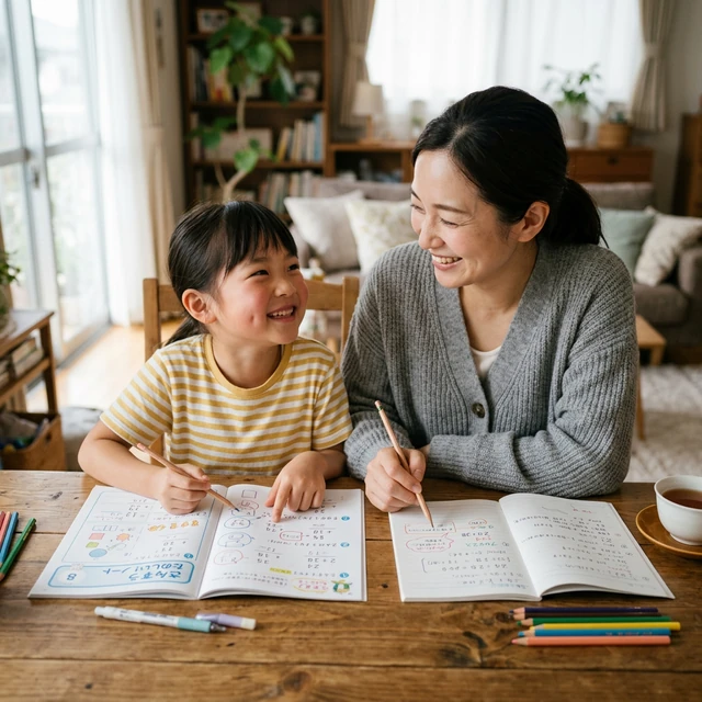 子どもの勉強は「正解」より「工夫」を褒める!点数主義を抜け出す声かけ