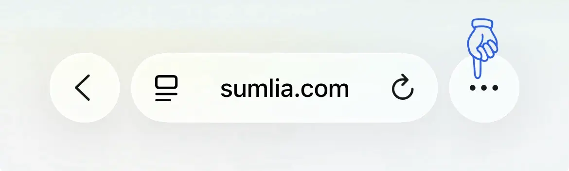 iOS 共有ボタンの位置（例1）