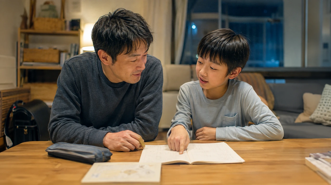 計算が速い子は算数が得意? 夜のリビングで「速さ」と「得意」がすれ違う話